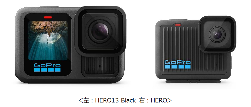 GoProQނ̐VJuHERO13 BlackvƁuHEROv̏Hɓo