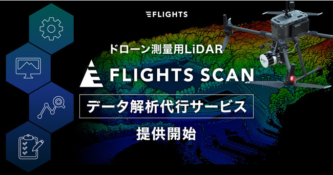 h[ڌ^LiDARuFLIGHTS SCAN(R)vf[^͑sT[rX̒񋟊Jn