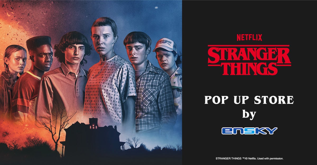 STRANGER THINGS POP UP STORE2e JÌI