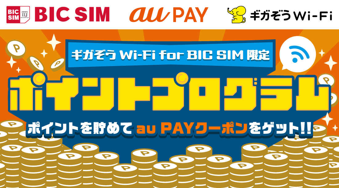 yBIC SIMzMKWi-Fi̐ڑau PAYN[|炦u|CgvOLy[v{