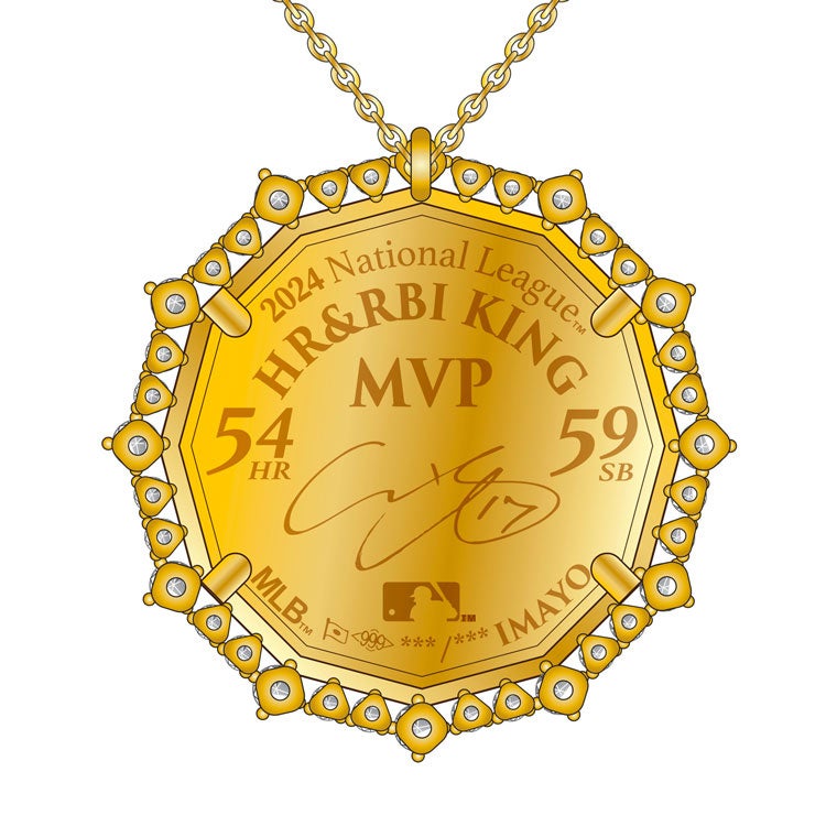 JĕI [hV[YDAiViE[O MVP ܁Au50-50vBLO@SHOHEI OHTANI OFFICIALuK24/K18 COIN DIAMOND PENDANTSv