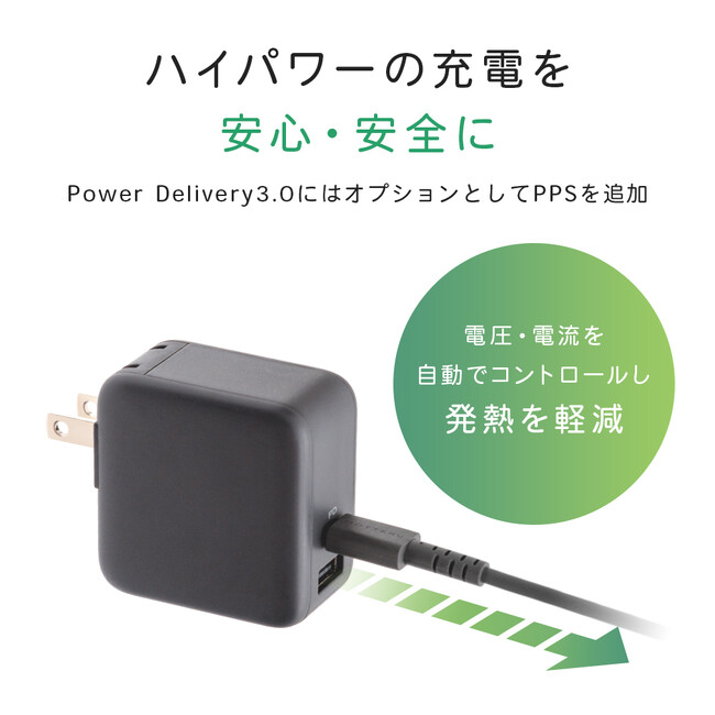 lCV[Y Power Delivery65Wo2|[g USB-C + USB-A AC[dɐVFA[h~No