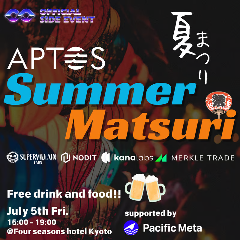 yIVS2024zAptos Summer Matsuri supported by Pacific Meta7/5ɊJÁI