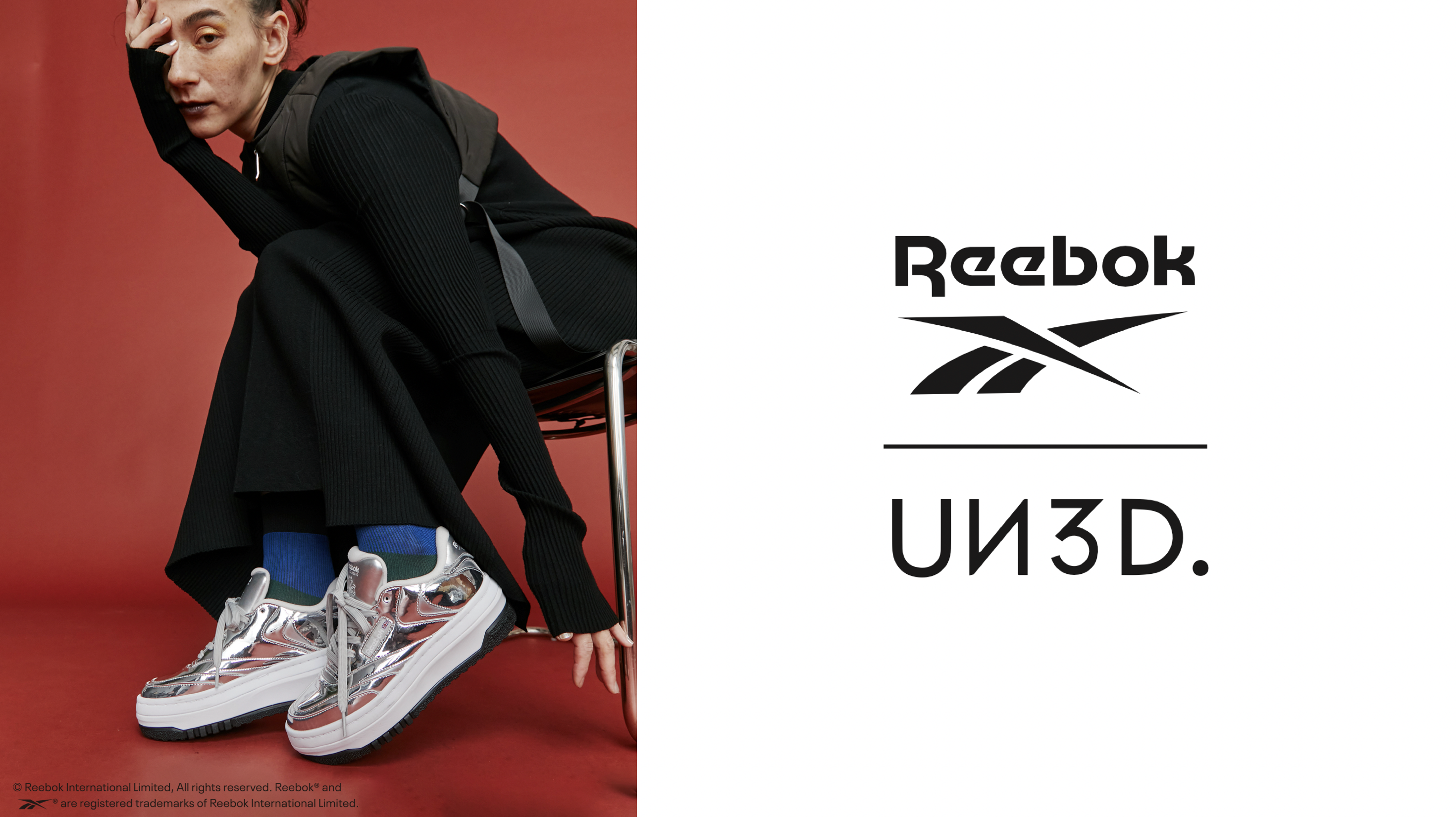 UN3D.ReebokƂ̃R{[VXj[J[uReebok ~ UN3D. CLUB C EXTRAv2024N124()ɔ