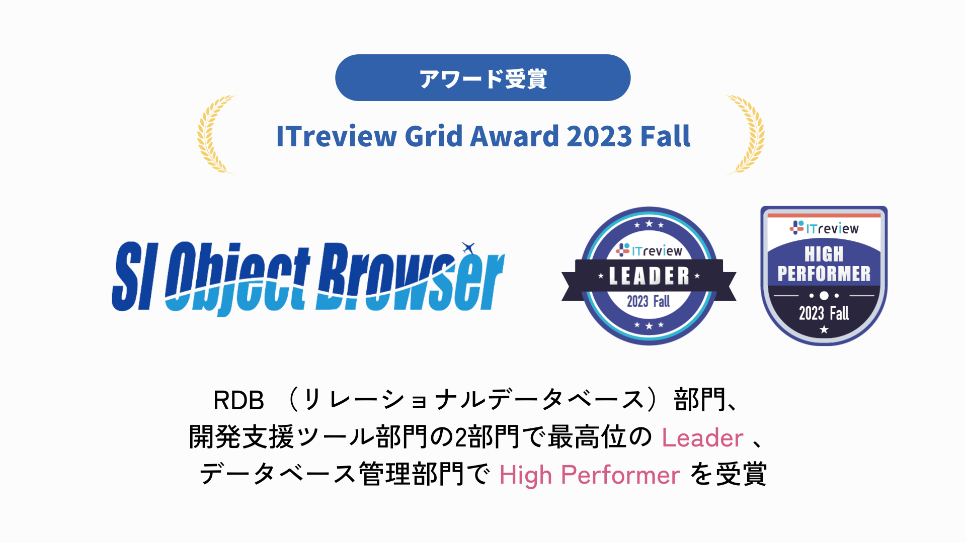 uSI Object BrowservuITreview Grid Award 2023 Fallv3ɂčōʂLeaderHigh Performer