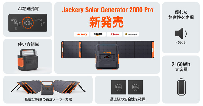 JackeryjőeʁEő\[[[duJackery Solar Generator 2000 Provj[[NŔ\A{E