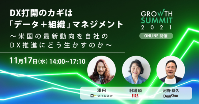 O[XɎgފƂodI Growth Summit 2021N1117ɊJ