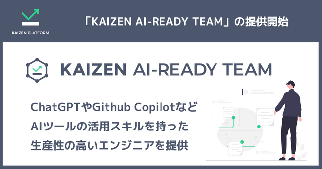 Kaizen PlatformAAIc[̊pXLGWjA񋟂VT[ruKAIZEN AI-READY TEAMv[X