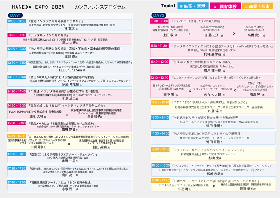 uHANEDA EXPO 2024v~C̋`WJÒOAEXPORecꋓЉI