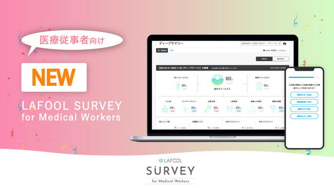 t[AÏ]ҌɓT[xCuLAFOOL SURVEY for Medical Workersv̒񋟂JnI