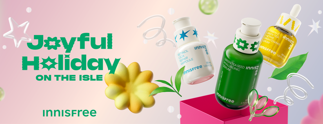 yINNISFREEz̓ŉ߂yzf[RZvgɂw2024 INNISFREE HOLIDAY EDITIONxoI2024N111ij琔ʌőSĔ