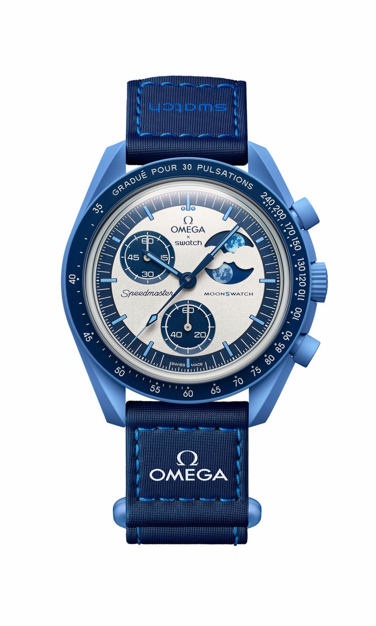 OMEGA X Swatch - `MoonSwatchɁwMISSION TO THE SUPER BLUE MOONPHASExo