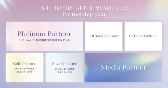 SHEALA̍ՓTuSHE BEFORE AFTER AWARD 2022v416ɊJÁBnp[gi[ƂW