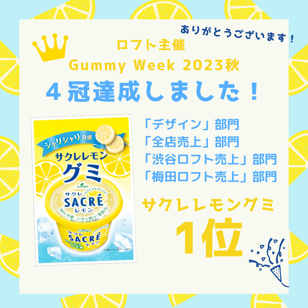 SňԔꂽA܈|IɃAcO~ItgÁuGummy Week 2023HvɂăN[ǵuTNO~v4BII