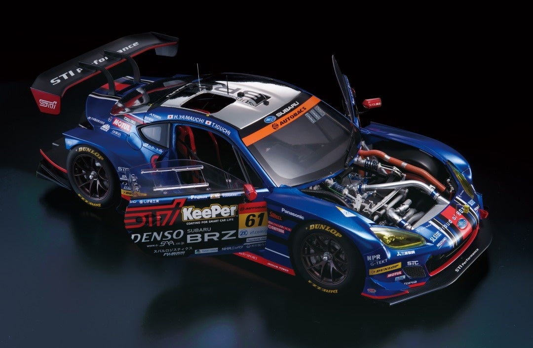 SUPER GT GT3002021NV[Y`sI}V1/8XP[ŏo TwSUBARU BRZ GT300xn