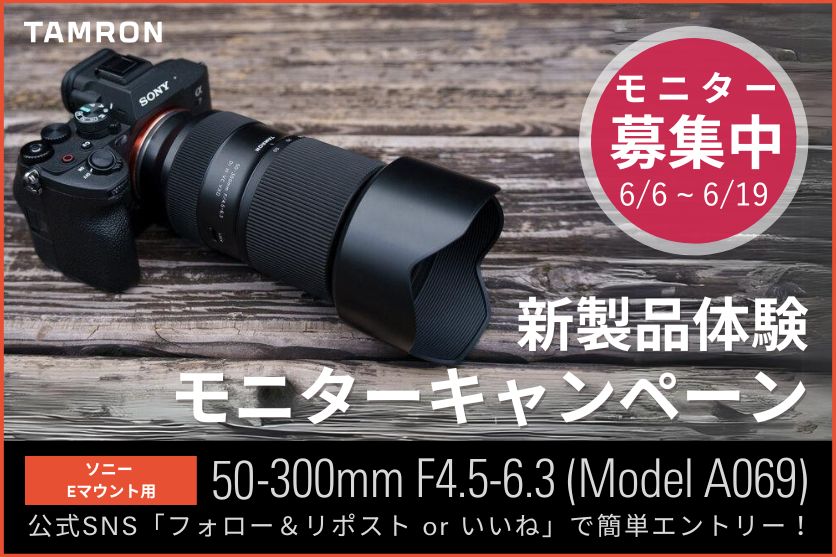 ^u50-300mm F/4.5-6.3 Di III VC VXD (Model A069)v Vǐj^[Ly[{̂m点