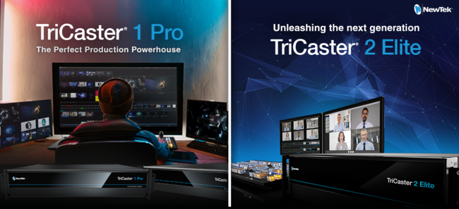 NewTekATriCaster V[Y̐Vi TriCaster 1 Pro  TriCaster 2 Elite ̃Abvf[g𔭕\