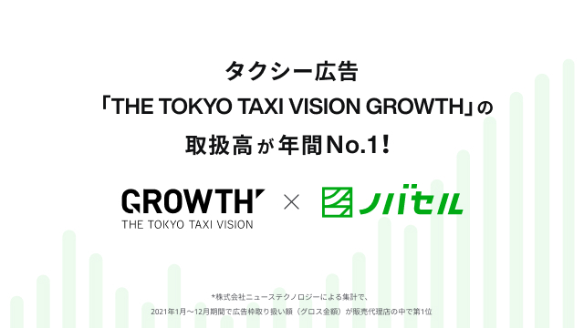 ^p^erCMT[rXumoZvA^NV[LuTHE TOKYO TAXI VISION GROWTHv̎戵NNo.1