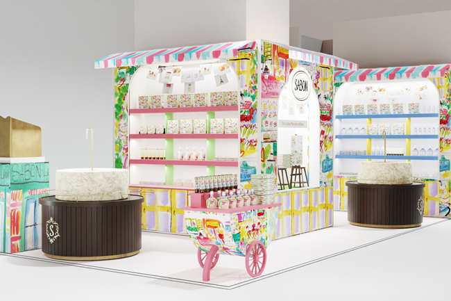 ̉Ēڂ̌萻is̔BɐOVhXɂāwSABON Sunny Cocktail Collection s POP UP SHOPxI[v