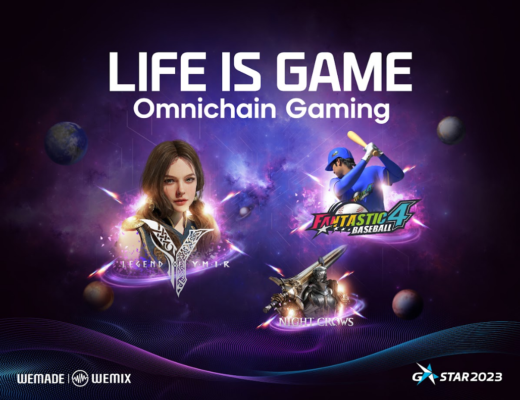 WEMADEAuLife is Game: Omnichain Gamingve[}G-STAR 2023CX|T[Q
