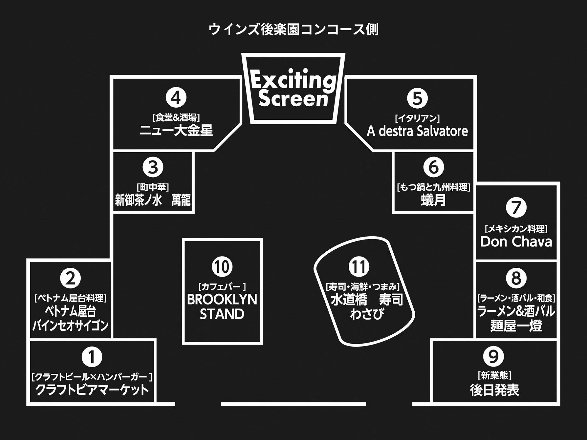 yt[hz[X܏ڍ׏zh[VeB Fr2KɁwFOOD STADIUM TOKYOxJƊٓɂ11Xܖ480ȂpӂA푽lȃO񋟂܂I