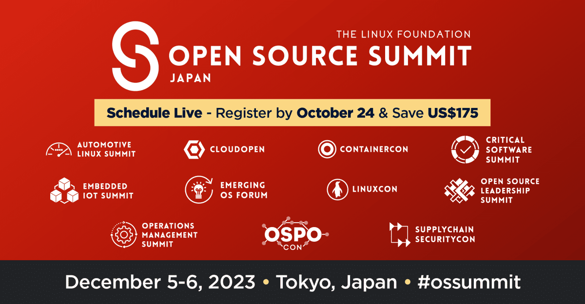 Linux FoundationAOpen Source Summit Japan 2023 ̃XPW[J