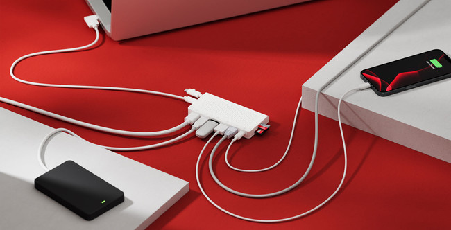 Twelve South StayGo USB-C Hub White | 1mP[uƖ{̂Ɏ[\ȃgxP[utBlCUSB-CnuɃzCgoI