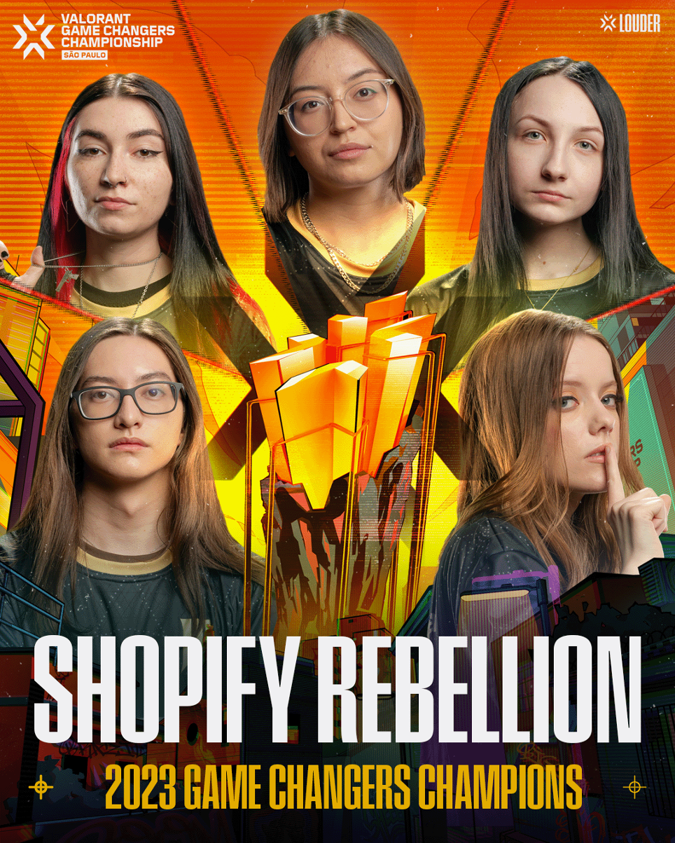 ̌uVALORANT Game Changers CHAMPIONSHIP 2023vVALORANT̐E҂́uShopify RebellionvɁI