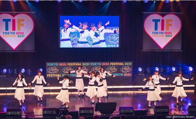 Eő勉̃AChtFXeBo uTOKYO IDOL FESTIVAL 2021vOhtBi[ōi10؁Xfr[IO[v́uȃAC{[vɌI