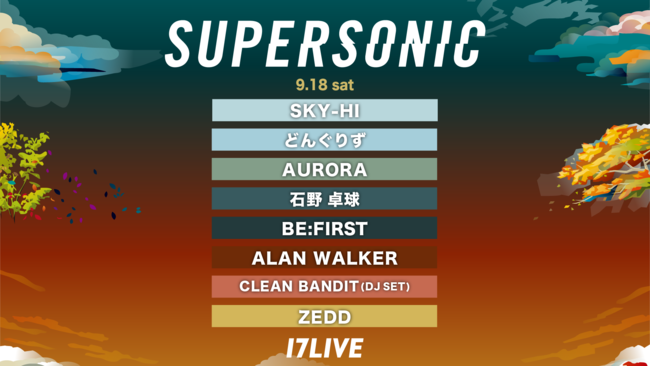 u17LIVEv̓{ő勉OtFXzMuSUPERSONIC 2021 on 17LIVEvzMoA[eBXgI