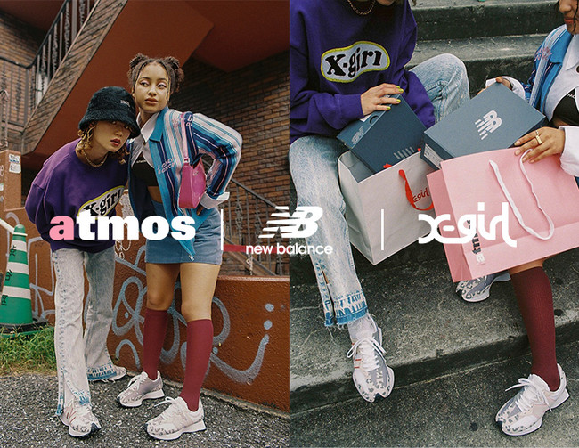 X-girl~New Balance~atmos pink@gvR{[VXj[J[𔭔