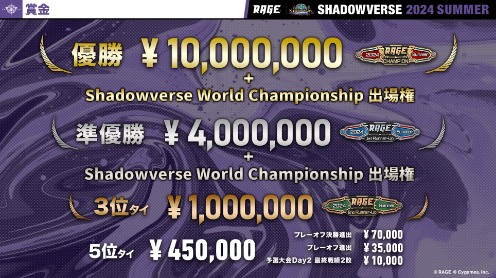 uRAGE Shadowverse 2024 Summerv\I2024N54(y)-5()ɖbZŊJÁI