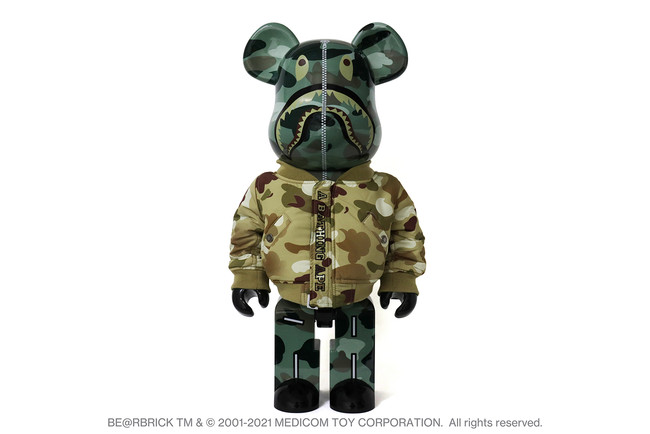 BAPE(R) x ALPHA INDUSTRIES x BE@RBRICK