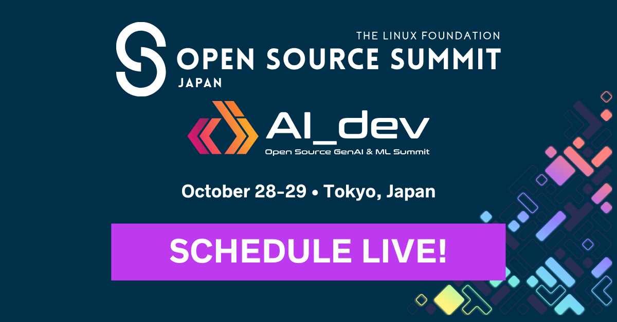 Open Source Summit Japan & AI_dev ̃XPW[J