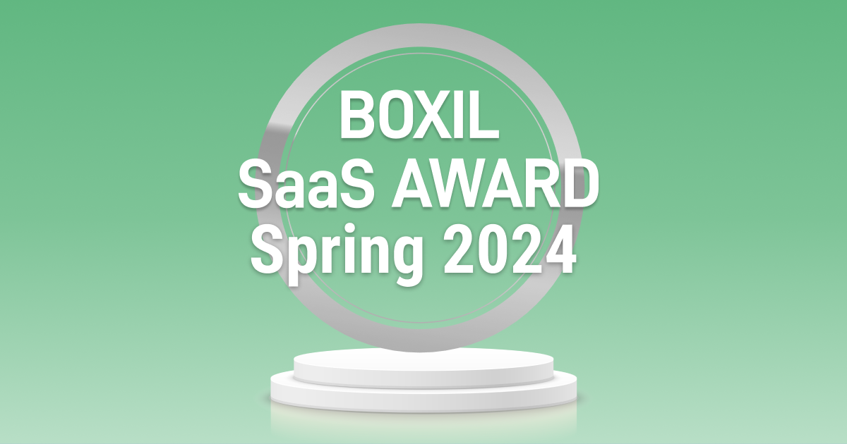 W[j[AuBOXIL SaaS AWARD Spring 2024vSFAicƎxVXejŁuGood Servicev
