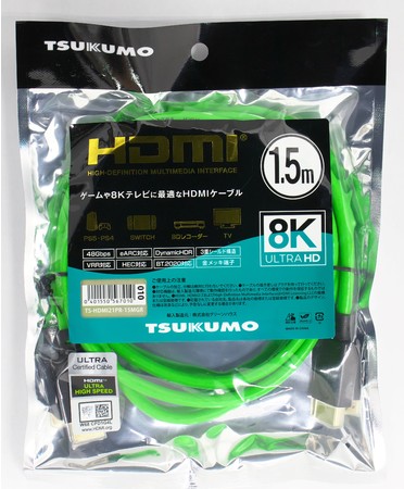 TSUKUMOAuTSUKUMOv~AP[uvIWiHDMI 2.1P[u𔭔