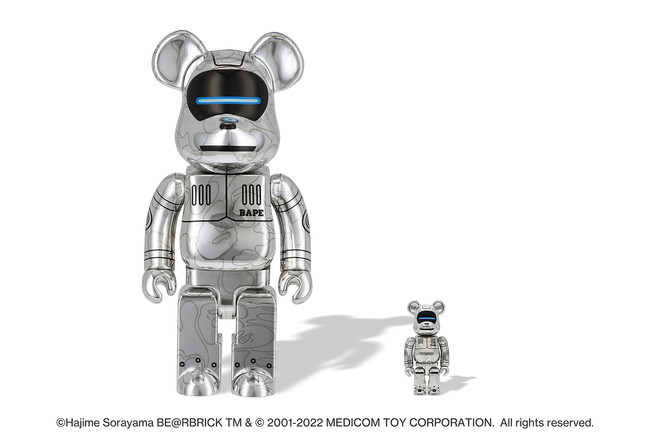 A BATHING APE(R) ~ HAJIME SORAYAMA BABY MILO(R) BE@RBRICK100% & 400% / 1000