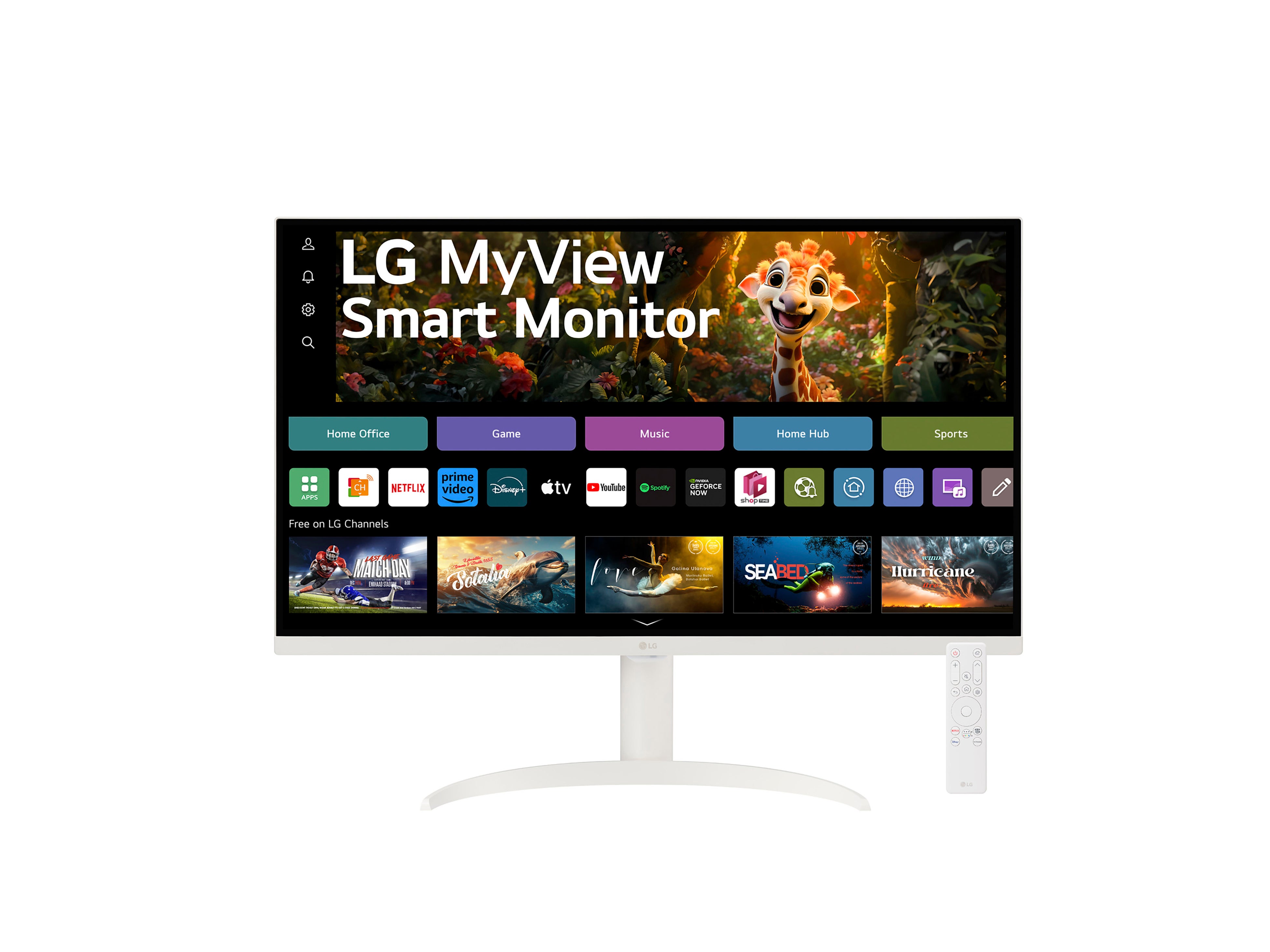 4K HDRΉuLG MyView Smart Monitorv10{{i̔Jn