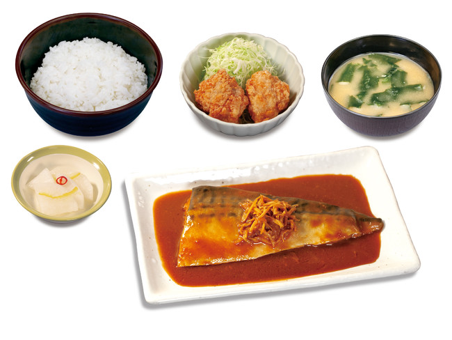 【松のや】人気定番和食を松のやで。「さば味噌御膳」発売