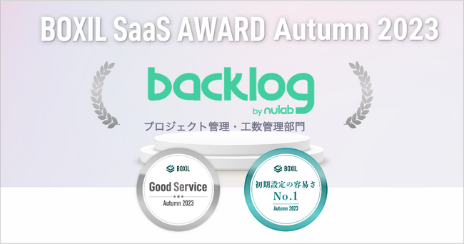 BacklogCacooAuBOXIL SaaS AWARD Autumn 2023vŁuGood Servicev