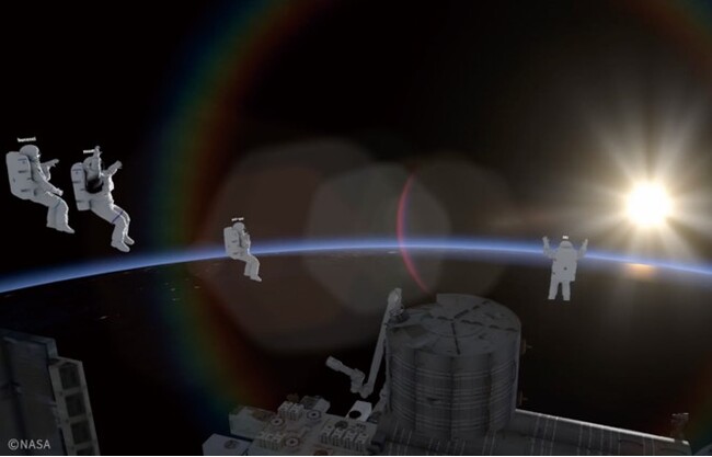 JAXAďCuTHE ISS METAVERSEvo@uHELLO SPACE WORKINIHONBASHI 2022vJÁ@