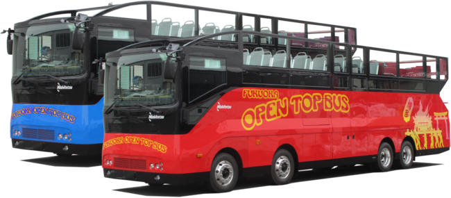 FUKUOKA OPEN TOP BUS~BOSS EEZO FUKUOKAR{{I