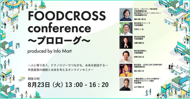 t[hƊEɌg邷ׂĂ̊ƁElȂ̌^Jt@XwFOODCROSS conference 2022x922i؁jɊJÌ