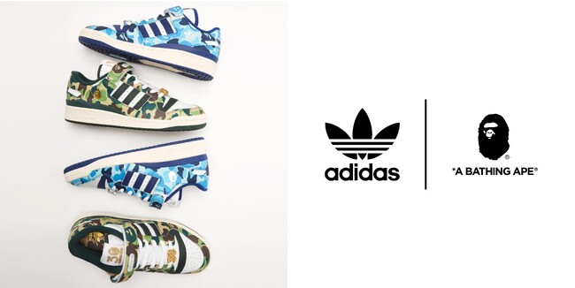 A BATHING APE(R) ~ adidas Originals FORUM 84 BAPE(R) LOW