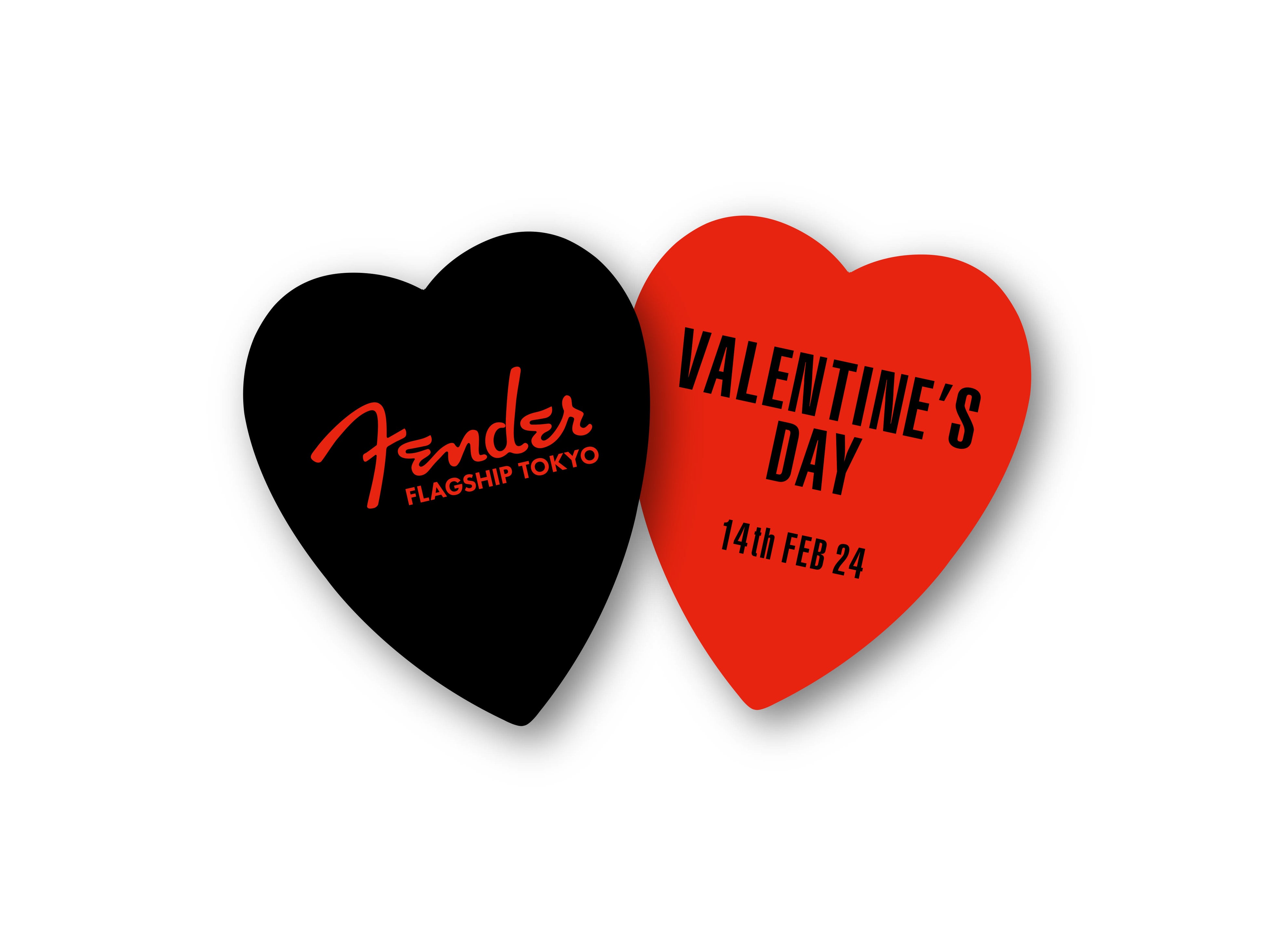 Fender Flagship Tokyo o^Cʊ恃HAPPY VALENTINE! PLAY TOGETHER! CAMPAIGN212ij`14ij͓XŊJ