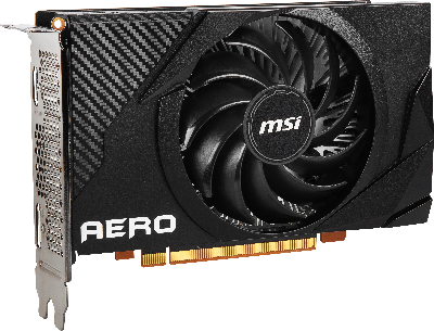 MSIAAMD Radeon(TM) RX 6400𓋍ڂOtBbNXJ[huRADEON(TM) RX 6400 AERO ITX 4Gv𔭔