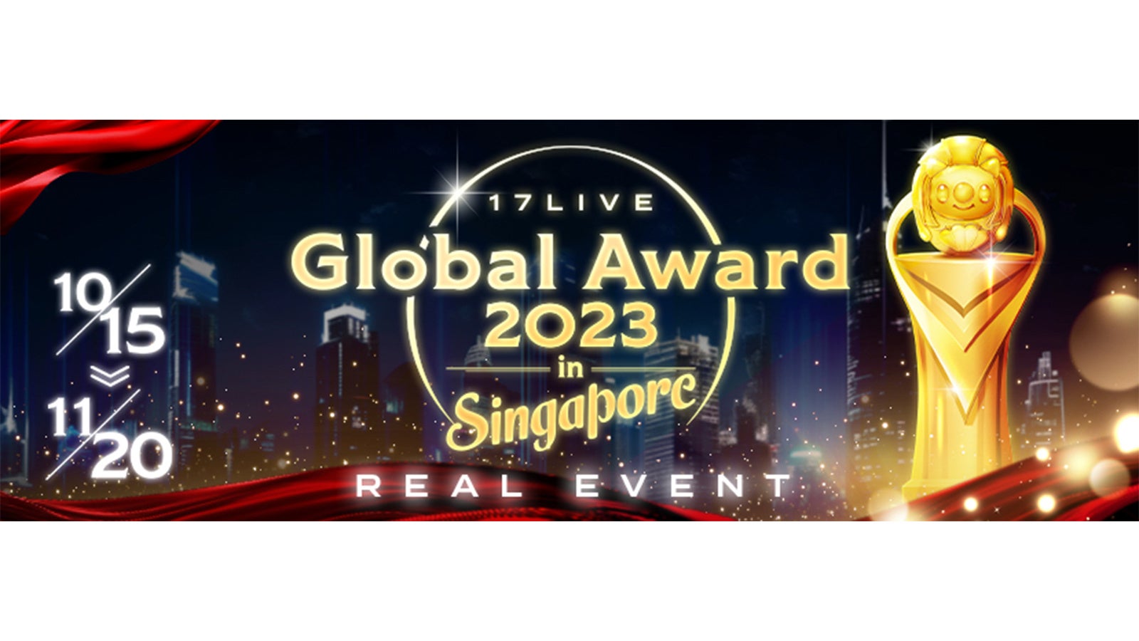 VK|[㗤IO[oItCCxgu17LIVE Global Award 2023 in Singaporev̊JÂI