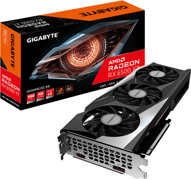 GIGABYTE Radeon RX 6500 XT  OtBbN{[h 