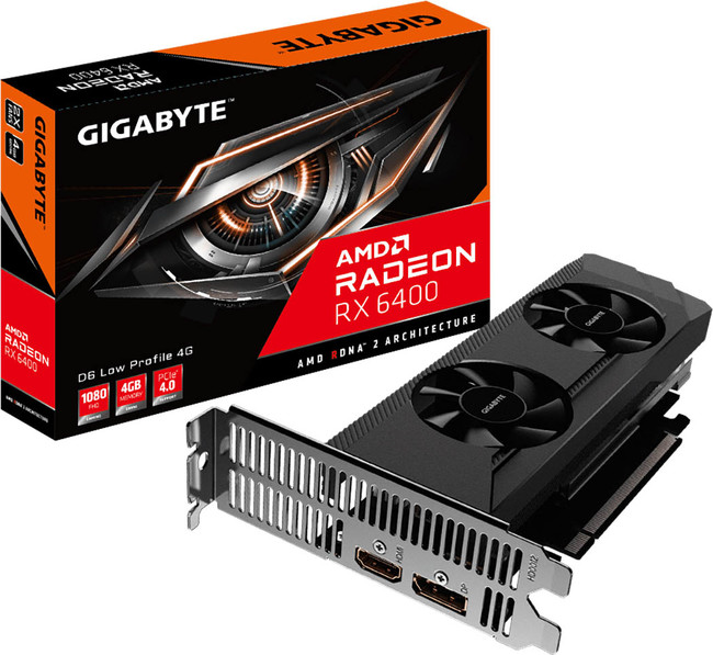 GIGABYTE Radeon RX 6400  OtBbN{[h 