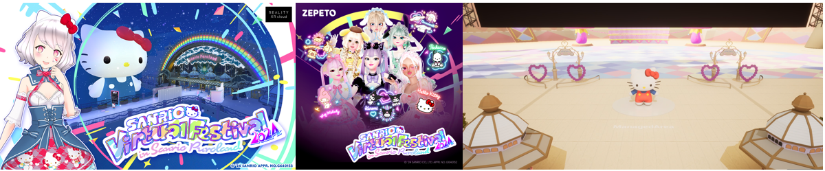 uSANRIO Virtual Festival 2024 in Sanrio Purolandv@X}złō̃o[`̌IlCVTuberƂ̃R{zMI